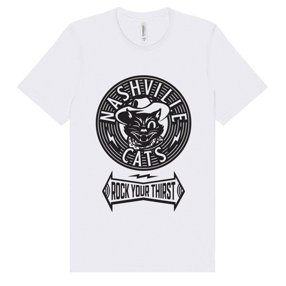 Rock Your Thirst White Tee