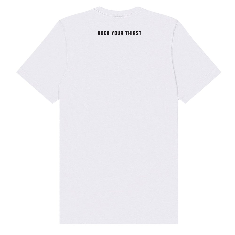 Rock Your Thirst White Tee