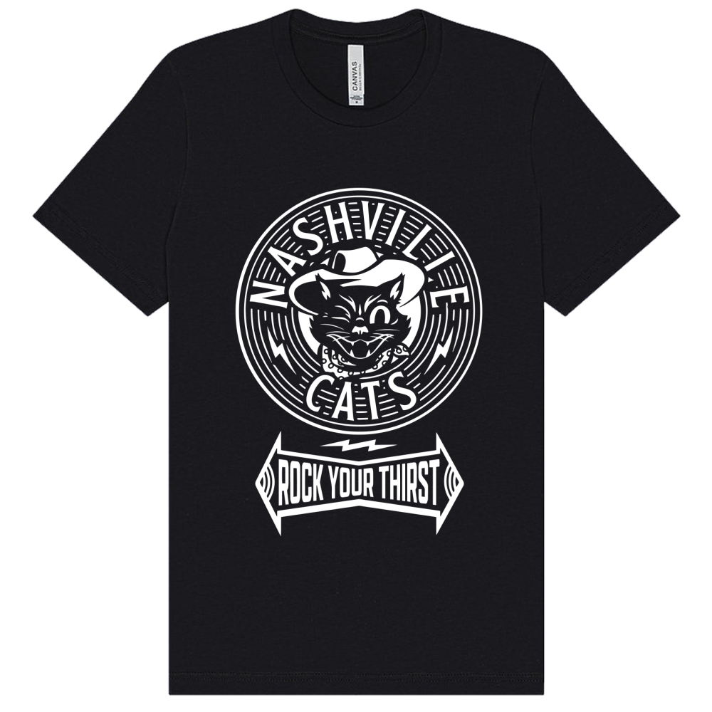 Rock Your Thirst Black Tee