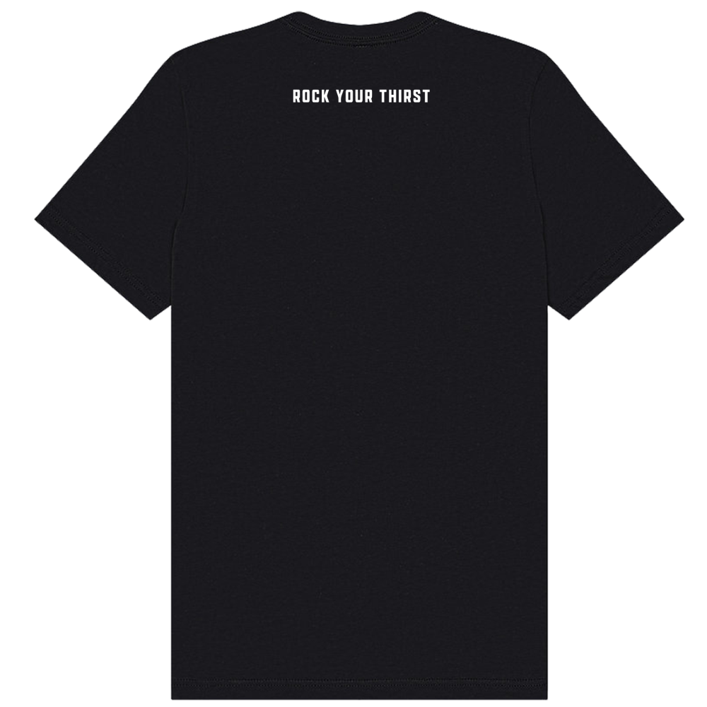 Rock Your Thirst Black Tee